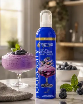 Espuma para Drink Blueberry 260 g — imagem 1 de 2
